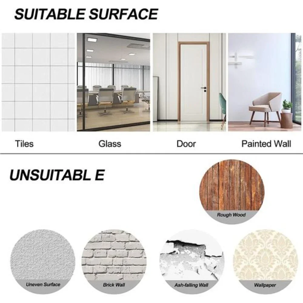 Full Length Wall Mirror Tiles 8'' x 8'' x 8 PCS Frameless Full Body Mirror Tiles